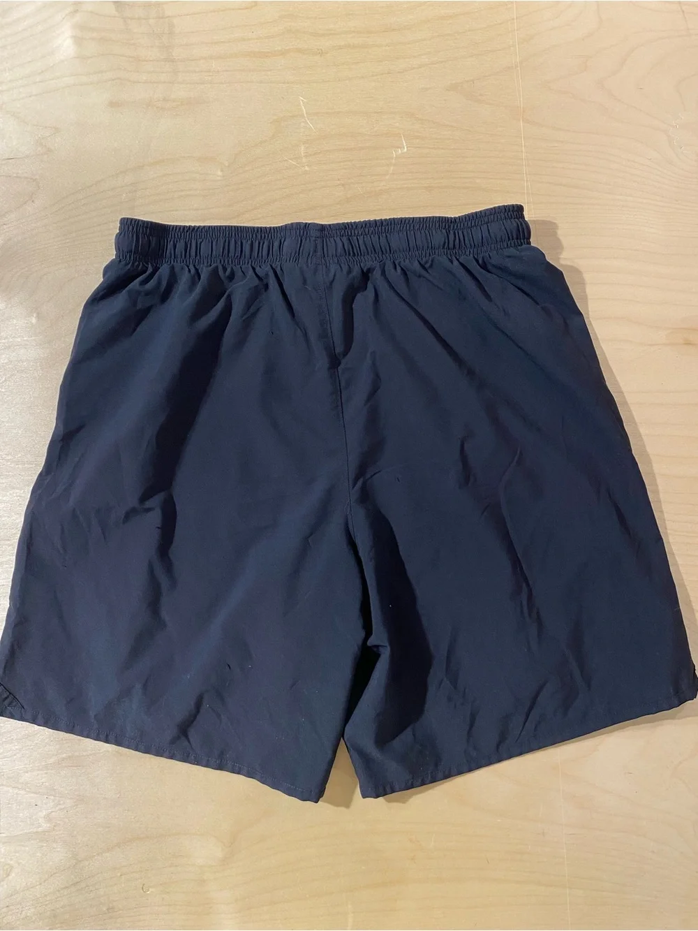 Under Armour Men’s Black Athletic Shorts with Coastal Logo Large (SZ)